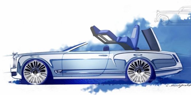 Ето го кабриото Bentley Mulsanne