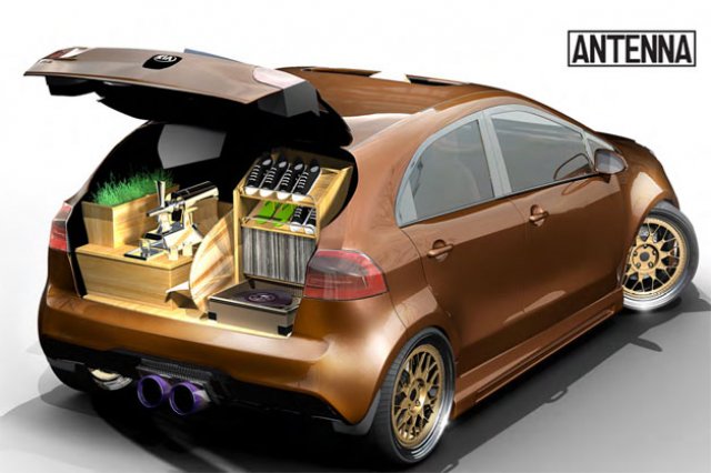 Kia Rio за сърфисти и скейтъри