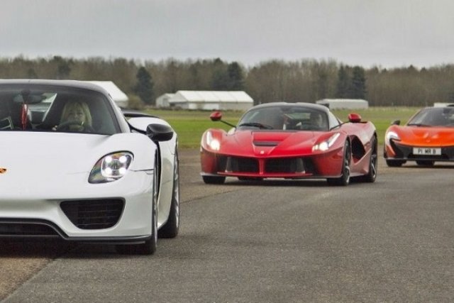 Предлагат тест на P1, LaFerrari, и 918