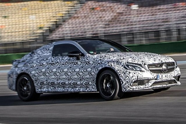 Mercedes показа AMG C63 Coupe с камуфлаж
