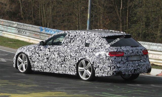 Нови шпионски снимки на Audi RS6