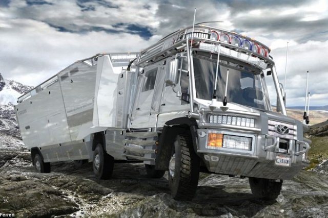 Американец създаде всъдеход за околосветско пътуване