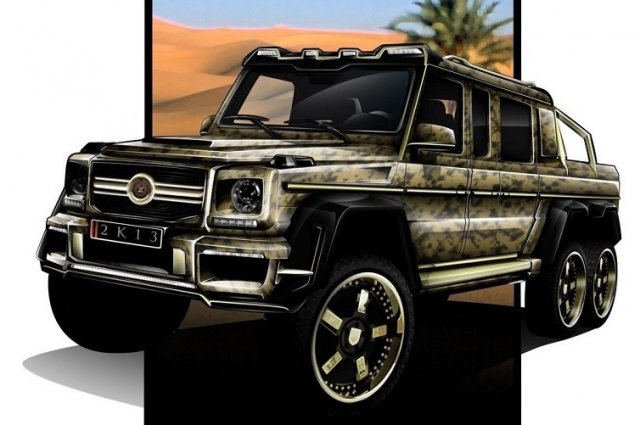 Латвийци се заеха с G63 AMG 6x6