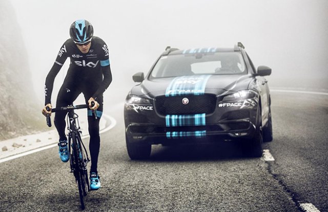 Jaguar F-Pace ще дебютира на „Тур дьо Франс”