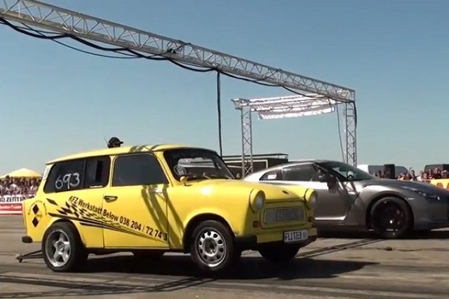 Trabant VS Nissan GT-R