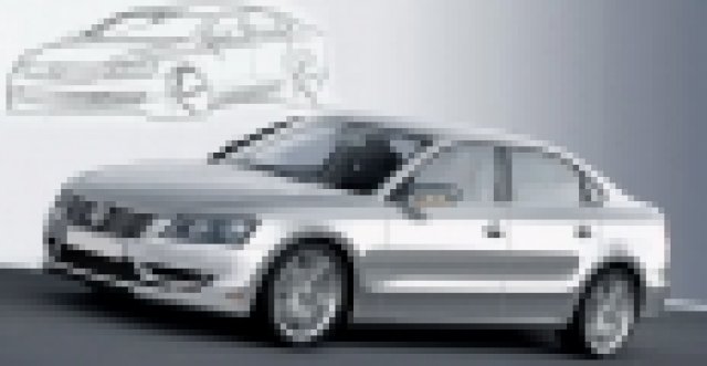 И компютърен образ на новия седан на VW