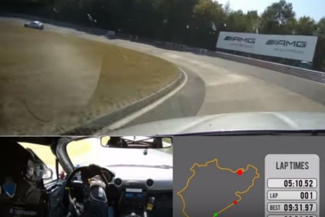 Може ли Mazda MX-5 да победи Lamborghini и BMW M5 на „Нюрбургринг”? (ВИДЕО)