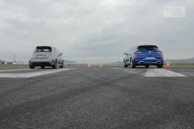 Megane GT срещу Abarth 695