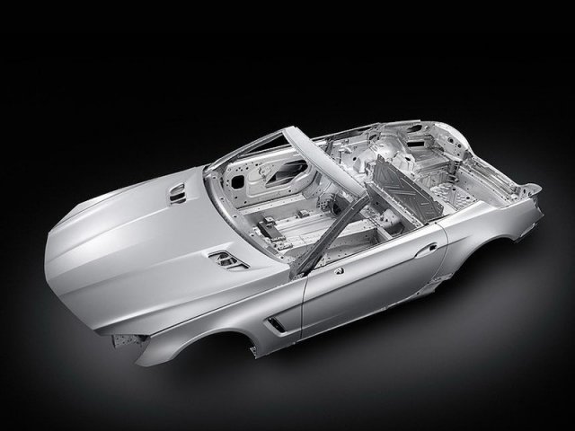 Mercedes SL 2013 ще е алуминиев
