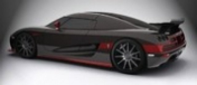 Супер модел на Koenigsegg