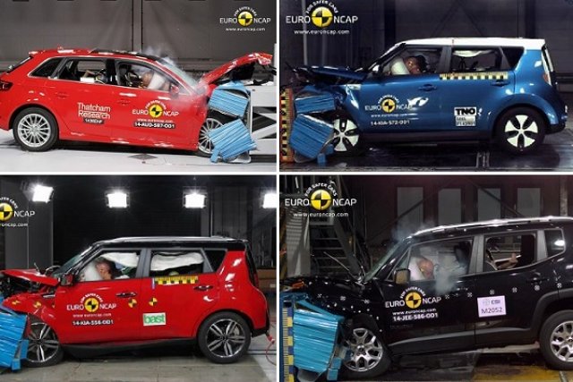 Euro NCAP стартира годината с тест на четири коли