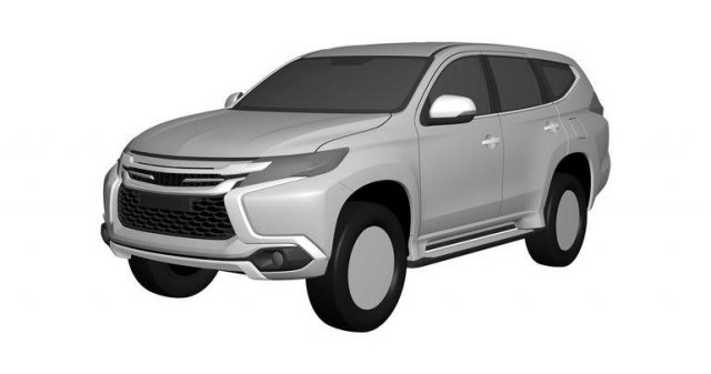Патентни скици на новото Mitsubishi Pajero