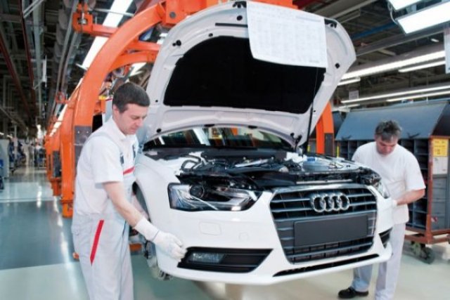 Недостиг на части спря завод на Audi