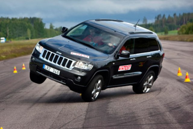 Jeep Grand Cherokee се провали на лосовия тест