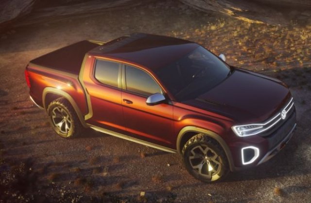 Volkswagen направи 5,4-метров пикап с 25 см клирънс