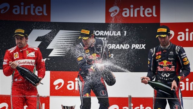 Фетел не сбърка и в Индия