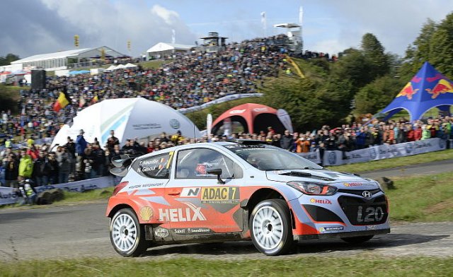 Hyundai с първа победа във WRC