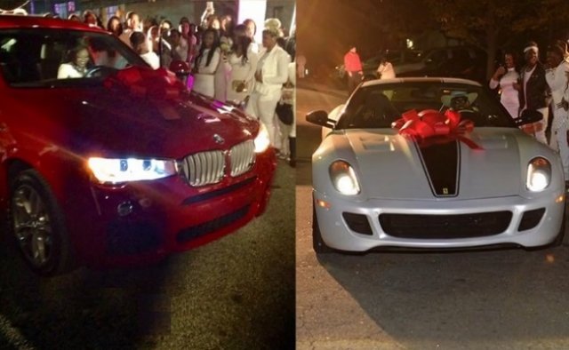 Тинейджърка получи BMW X4 и Ferrari 599 GTO за своя рожден ден