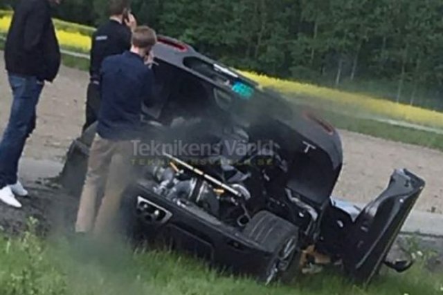Уникална Koenigsegg Agera RS катастрофира за втори път