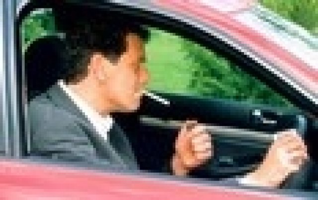 Пушенето зад волана - нарушение