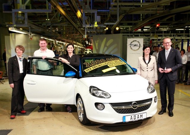 Три милиона автомобила от завода на Opel в Айзенах