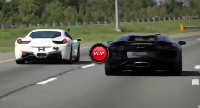 Ferrari 458 Italia TT VS Lamborghini Aventador LP700-4
