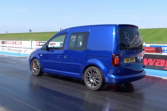 Най-бързият Volkswagen Caddy в света (ВИДЕО)