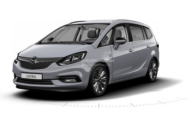 GM погрешка показа обновената Opel Zafira