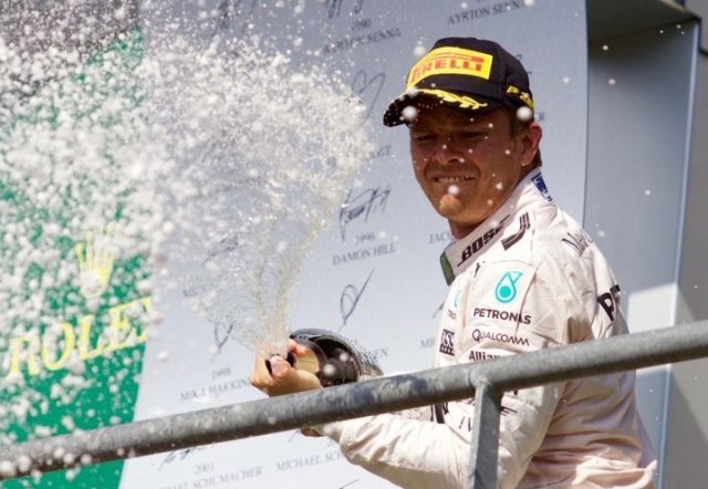 Розберг спечели в хаоса на Белгия