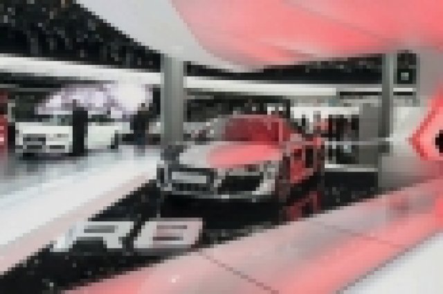 Уникално Audi R8 във Франкфурт