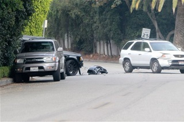 Дейвид Бекъм катастрофира в Бевърли Хилс