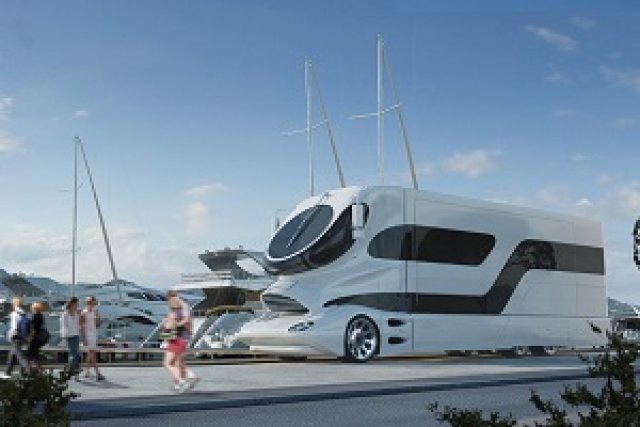 Дом на колела за $3 млн. бе изложен в Дубай