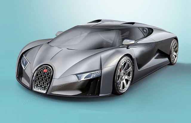 Bugatti тества новата си суперкола