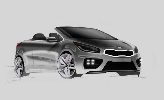 Дизайнер си представи Kia pro_cee'd Cabriolet