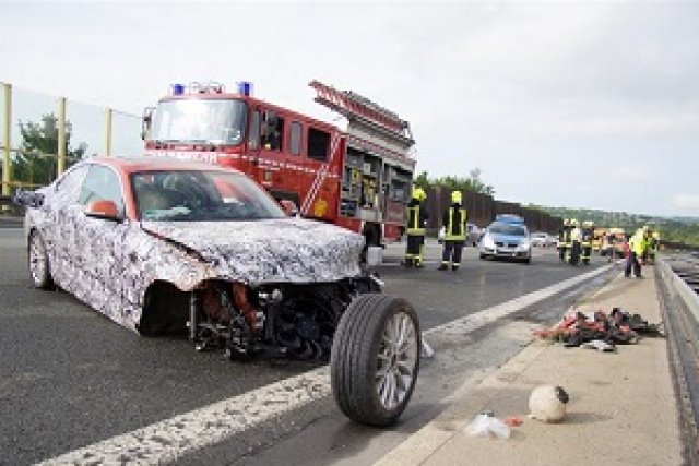 Катастрофа с BMW 2-Series затвори аутобан в Германия