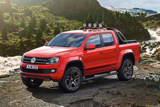 Такси спират Volkswagen Amarok за Америка