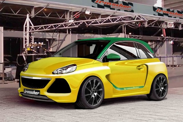Носталгичен Opel Adam S от Irmscher