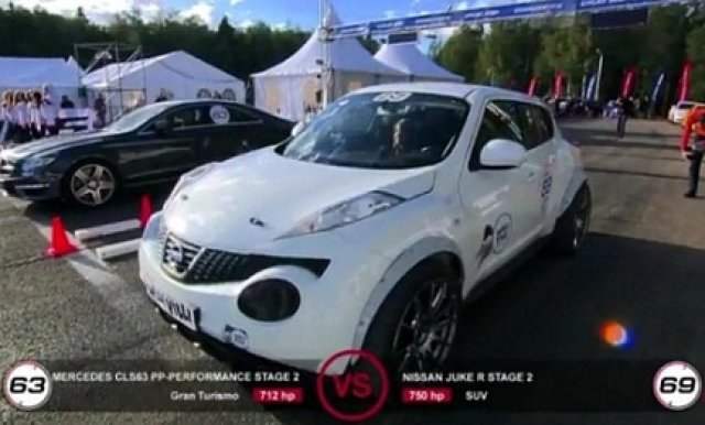 Доработен Juke R прелетя 1/4 миля за 10.48 сек