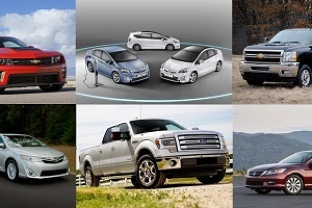 Най-продаваните коли в САЩ през 2012 година