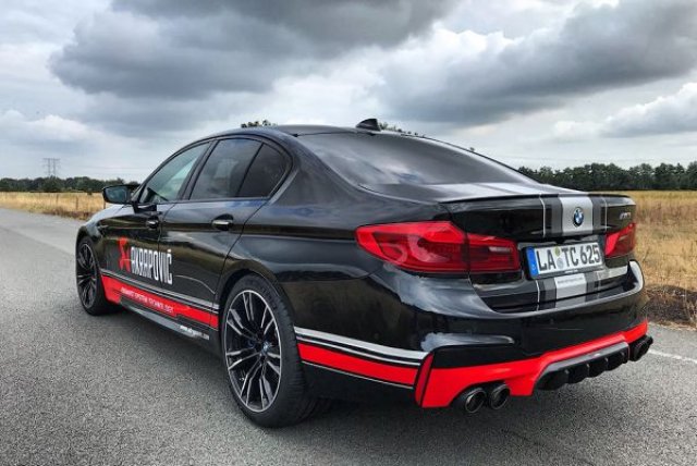 Akrapovic направи изпускателна система за BMW M5: чуйте как звучи!
