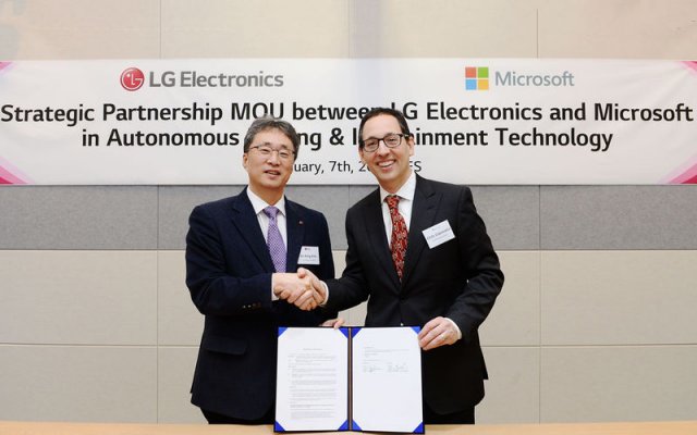 LG и Microsoft готвят автомобилна революция