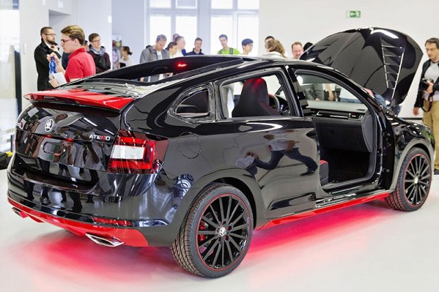 Skoda превърна Rapid в купе