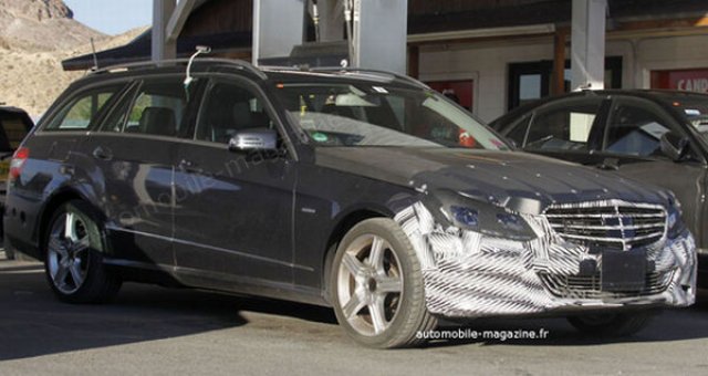 Нови шпионски снимки на E-class