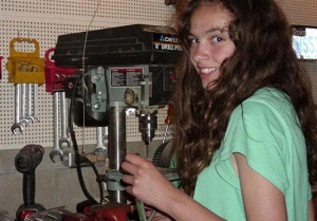 Американско момиче си направи автомобил