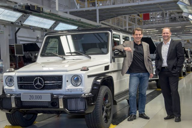 Рекордно търсене на G-класата на Mercedes