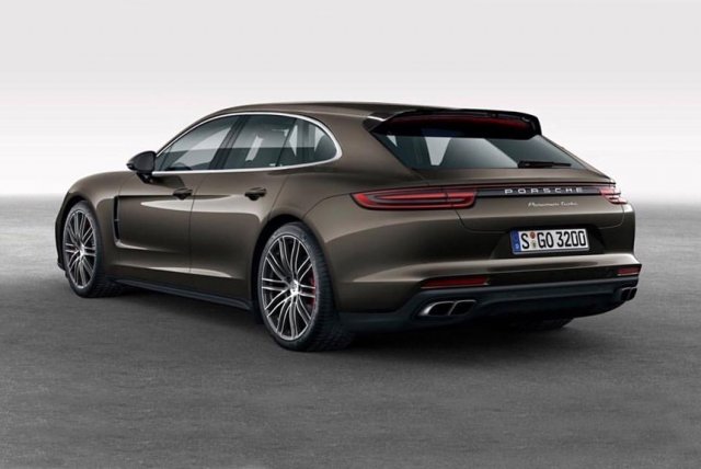 Първи снимки на комбито Porsche Panamera