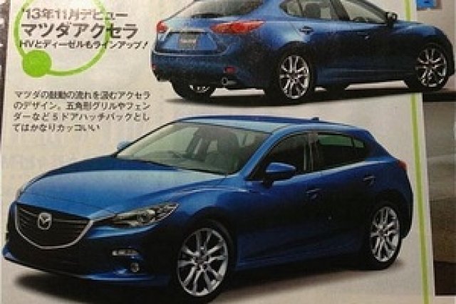 Mazda3 се появи в брошура