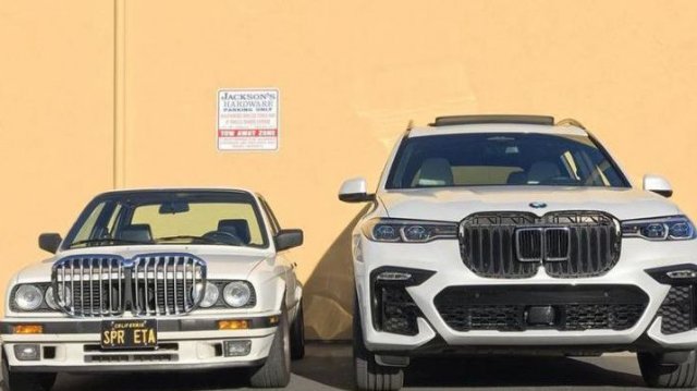 Колко голяма всъщност стана решетката на BMW?