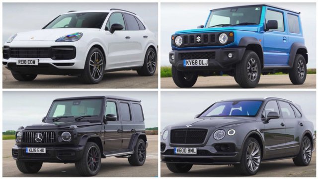 Suzuki Jimny срещу най-мощните всъдеходи