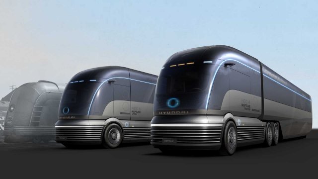 Hyundai направи водороден камион с футуристичен дизайн